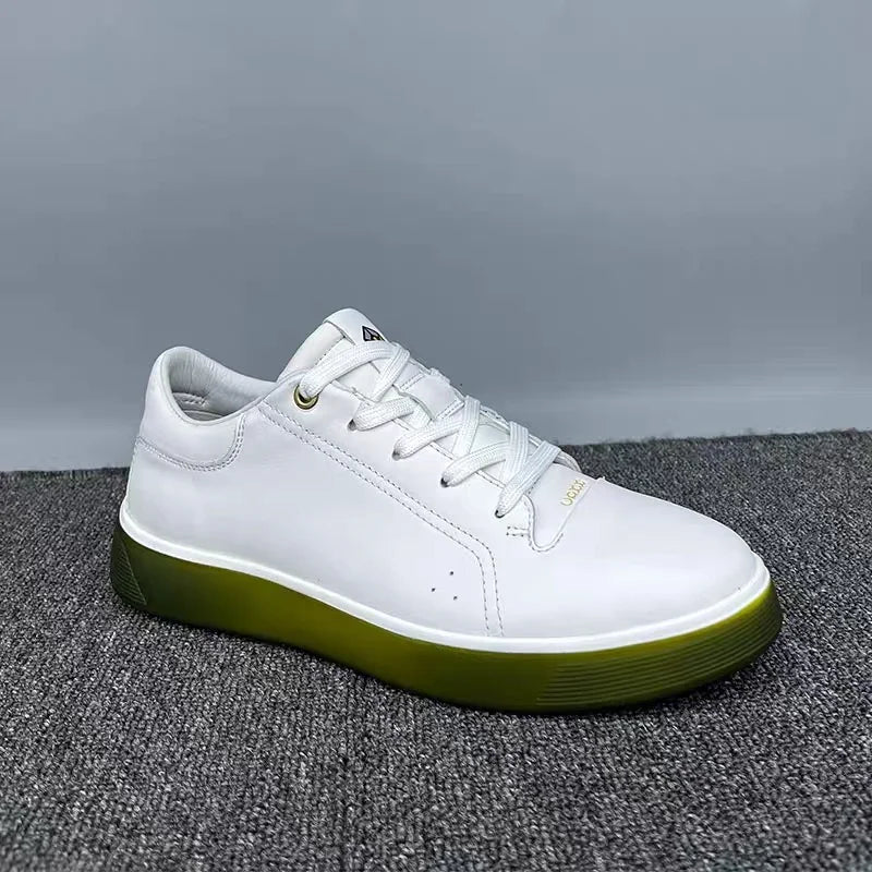 Skateboard Mens Shoes Genuine Leather Sneakers Casual Fashion Outdoor Running Sports Hiking Designer Luxury Mens Shoes
