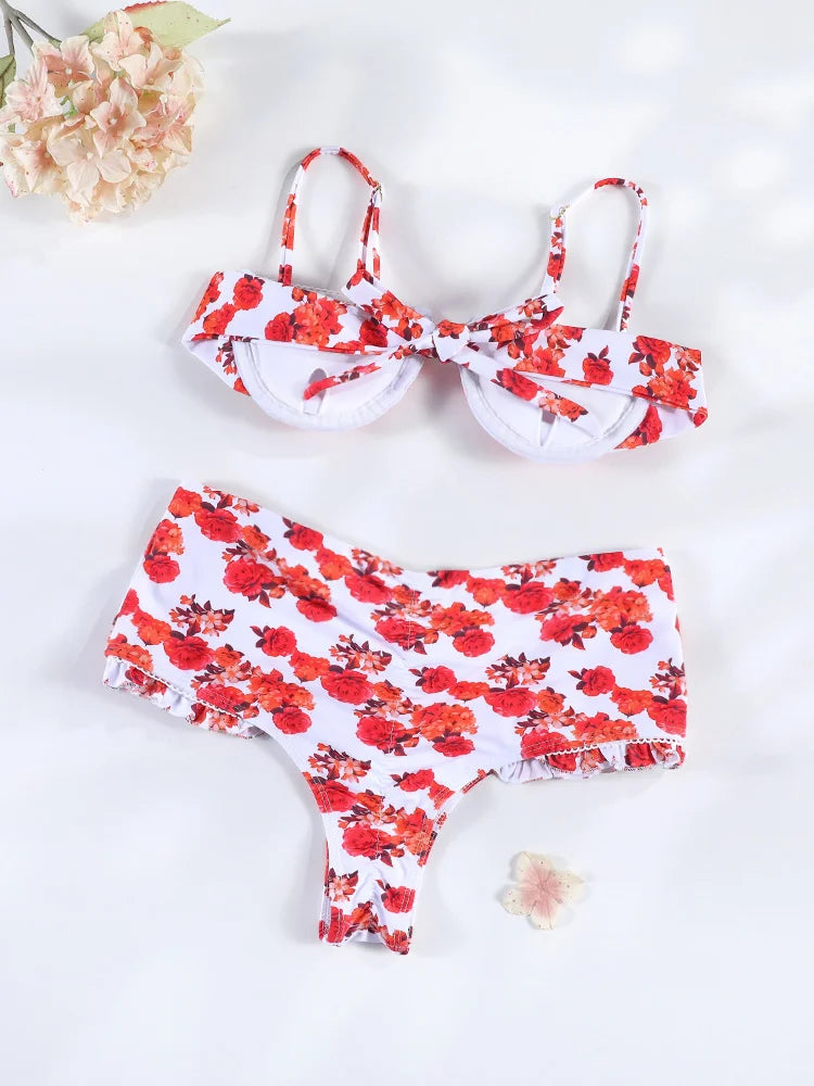Long Dress Bikini Cover Up Print Mesh Swimwear Sexy Floral Bikinis Covers Thongs Swimsuit Biquini Beachwear
