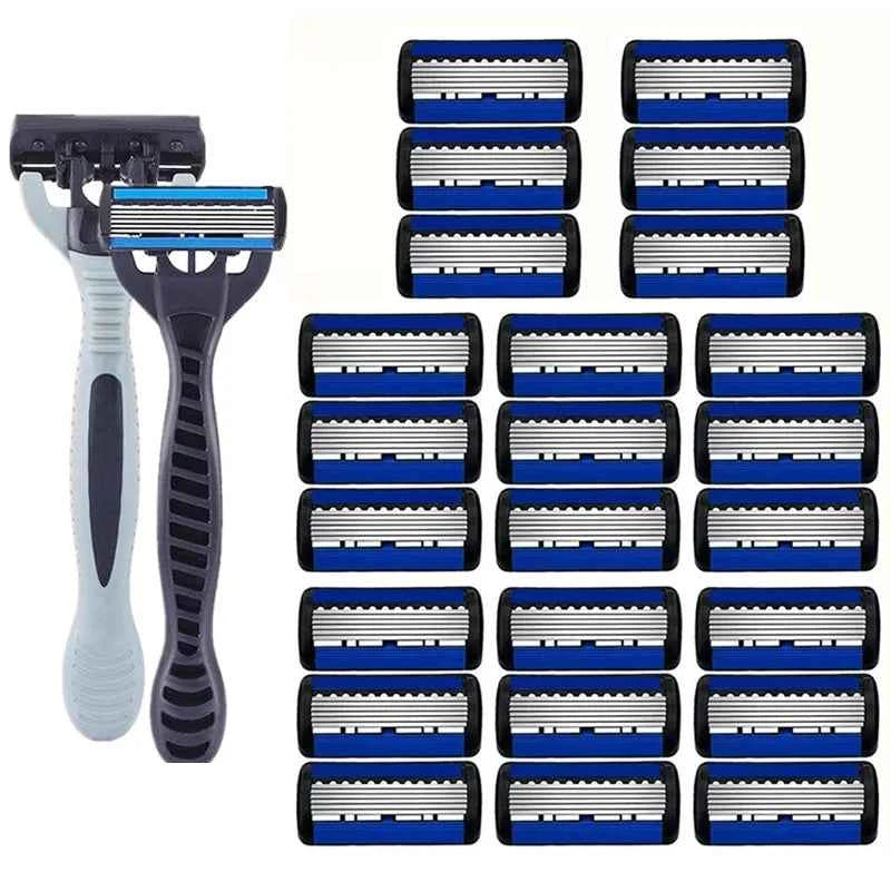 Stainless Steel Trimming Shaver Portable Travel Washable Male Removal Shaving Remover Tool Home Bathroom