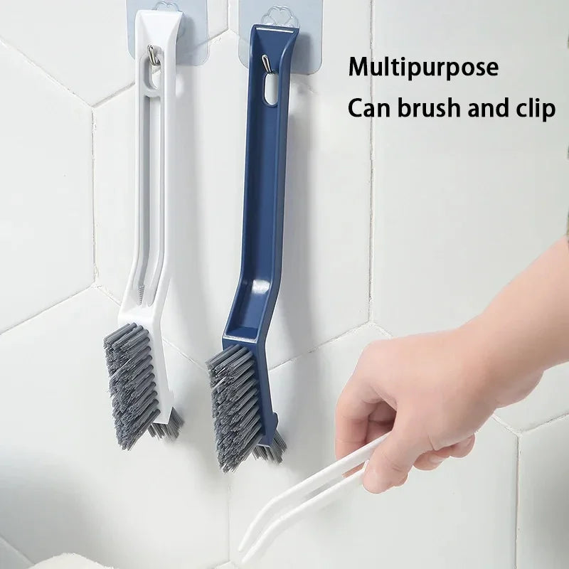 2-in-1 Corner Gap Cleaning Brush For Tiles And Grout