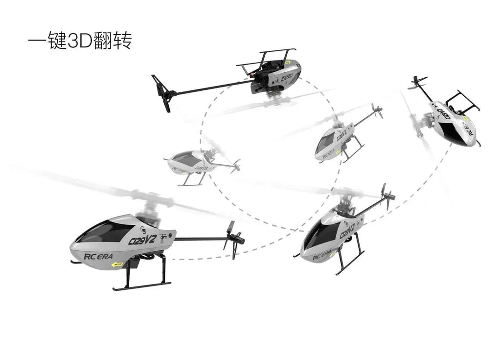 C129 RC Helicopter, Remote Control Helicopter with Charging, Outdoor UAV Aircraft Model, Cool Flying Toy Drone