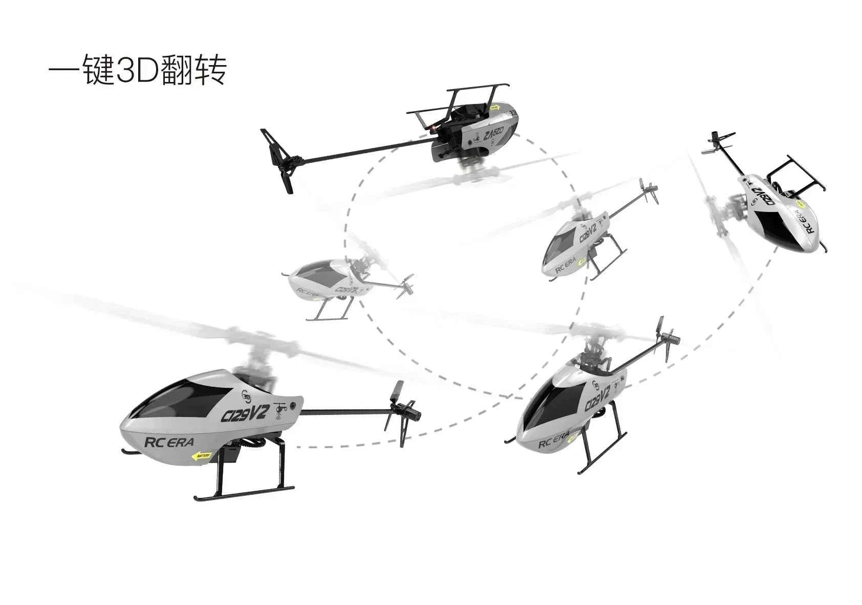 C129 RC Helicopter, Remote Control Helicopter with Charging, Outdoor UAV Aircraft Model, Cool Flying Toy Drone