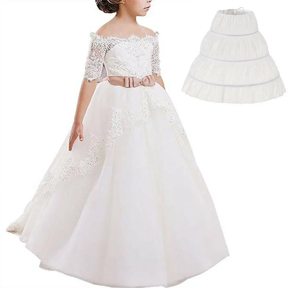 2021 Girls Summer Skirt Petticoat Baby Girls Toddler Christmas Princess Birthday Party Kids For Girls Children Clothing