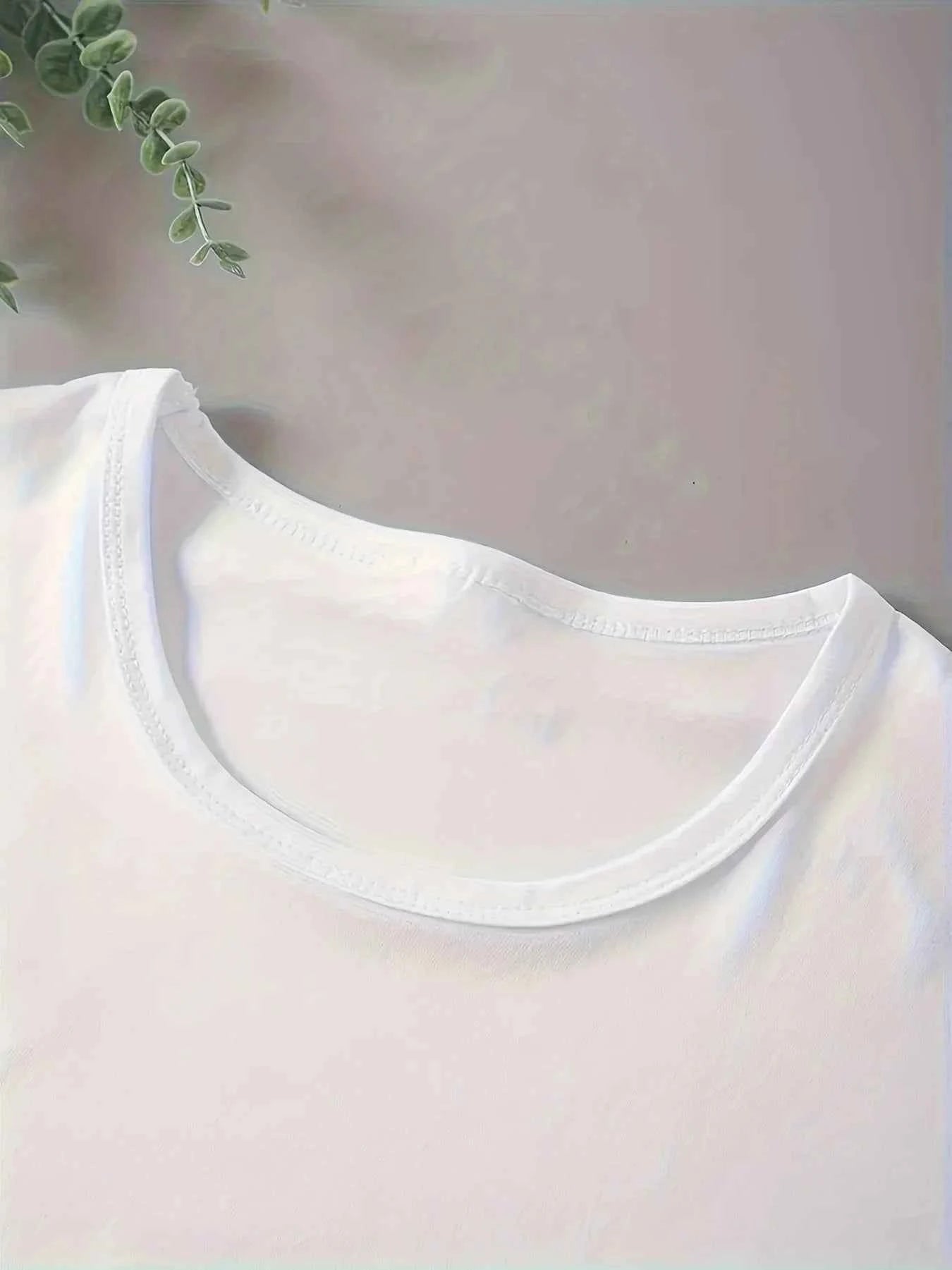 Cute Cat & Paw Print T-shirt Women's Harajuku Short Sleeve Casual Women's T-shirt Clothing Street Tops Tees Aesthetic Clothes