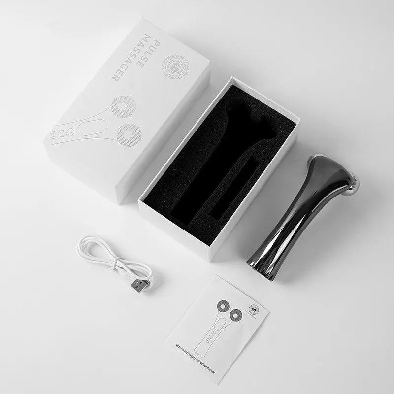 4D Roller Massage Tool Microcurrent Massager Three-dimensional Shaping Facial Neck Skin Beauty Device Handheld Electric  Adults