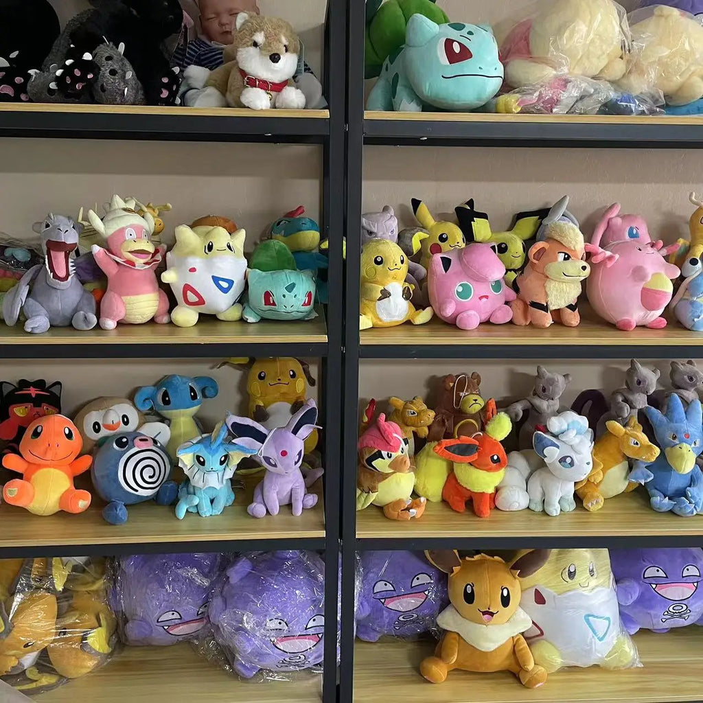 20cm Anime Pikachu Pichu Plush Toys Pokemon Blastoise Squirtle Stuffed Toy Xmas Gifts for Kids Cartoon Bulbasaur Charmander Doll