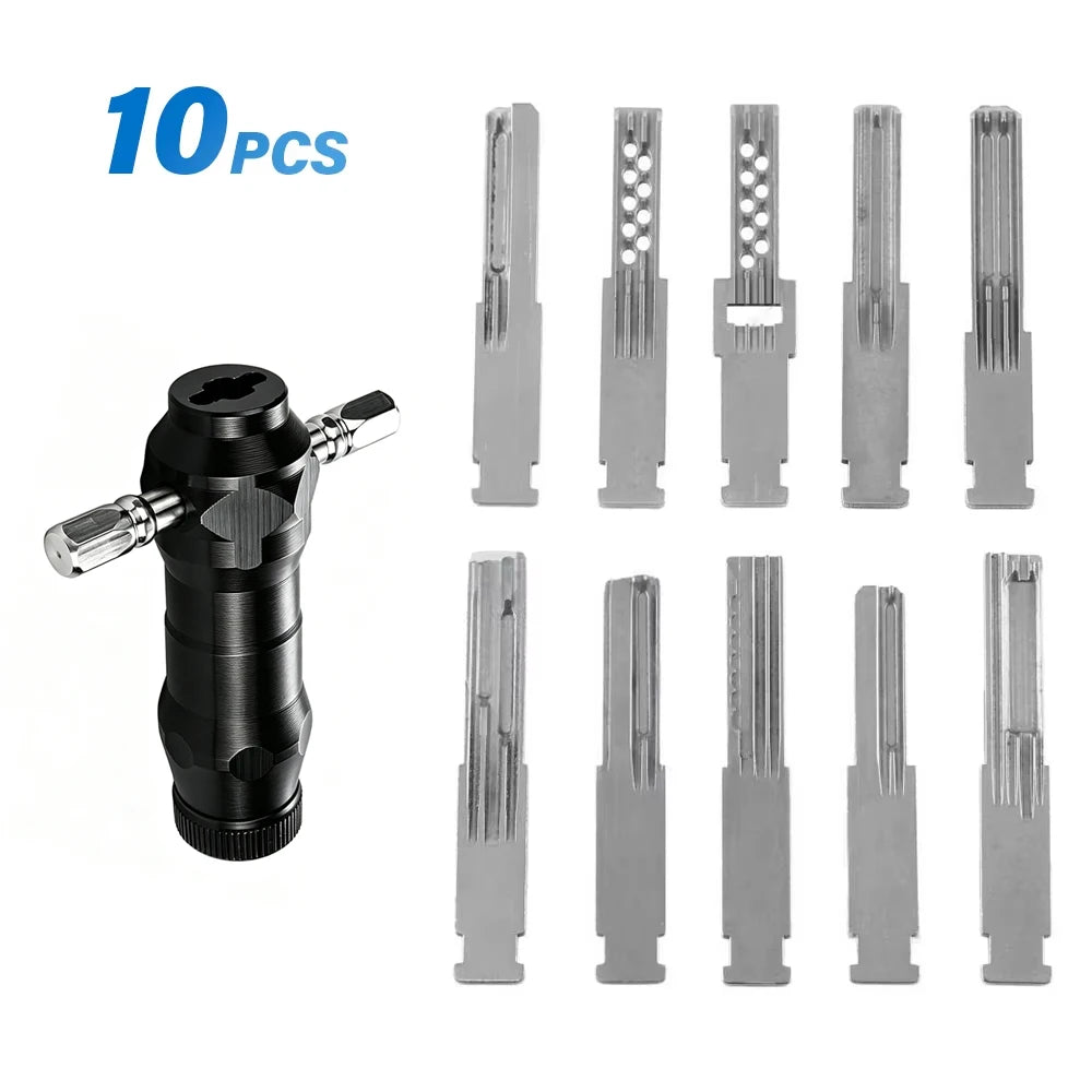 TUNGFULL Locksmith Tool Set Professional Lock Tools Kit T Handle Lock Repair Equipment For Technicians Lock Decoder Tool