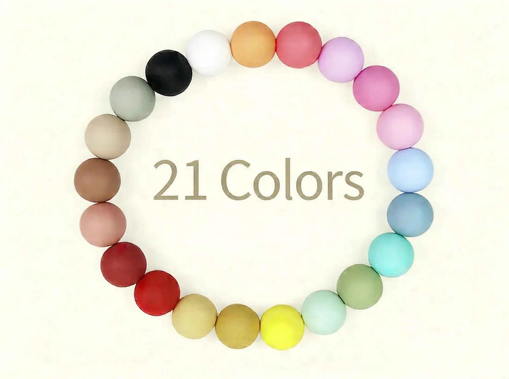 12mm Siilcone Round Beads 100/50/20Pcs For Jewelry Making To Make Bracelets DIY Keychain Necklace Jewelry Accessories BPA Free