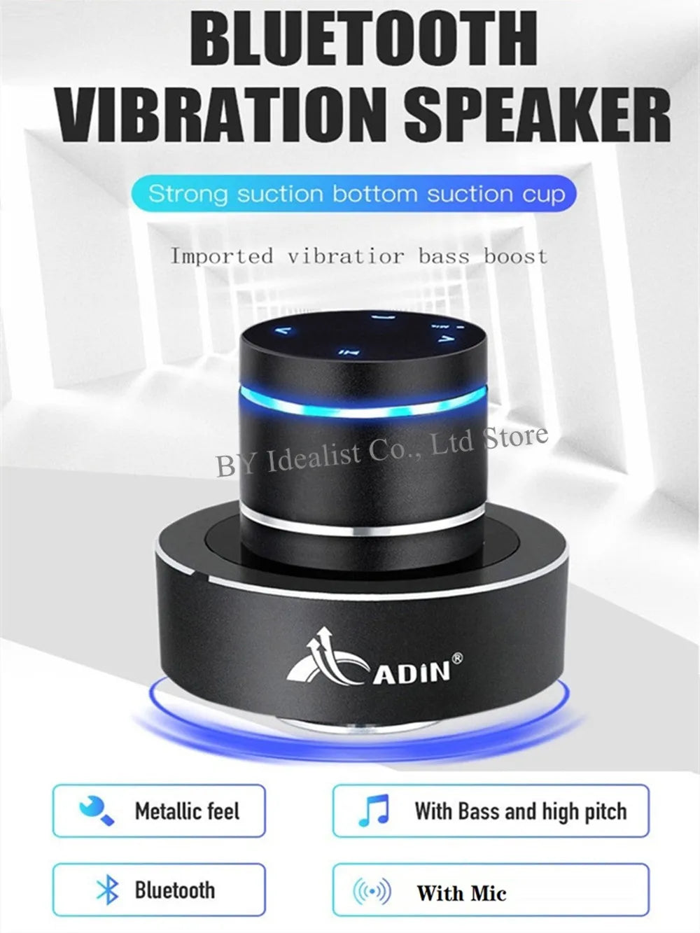 26W Wifi Vibro Portable Bluetooth Speaker Wireless Soundbar Subwoofer Speaker Bluetooth Neighbor Column Adin Vibration Speakers