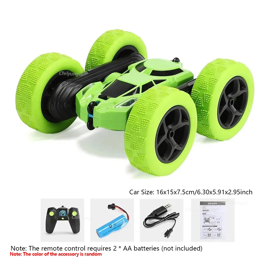 Rc Stunt Car Kids Double Sided Flip Remote Control Cars 2.4G High Speed 360° Rotation Drift Auto Toys Gifts for Boy Girl