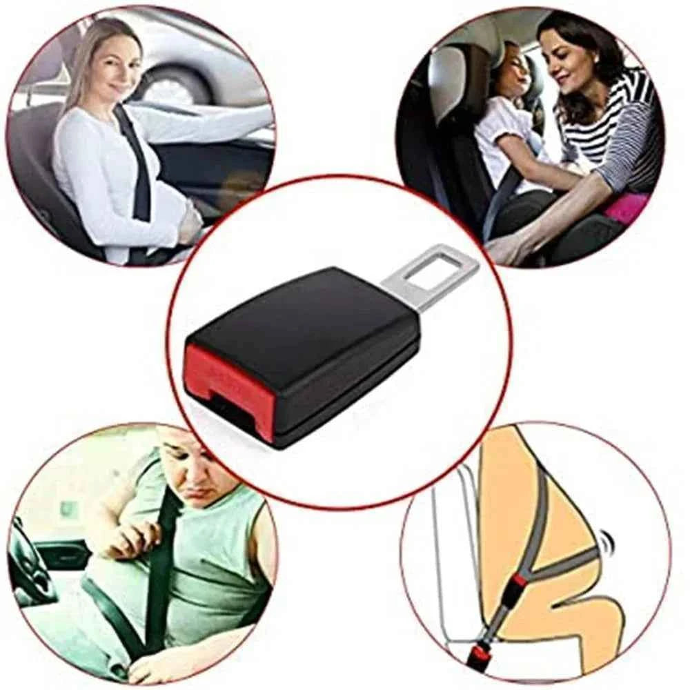 Car Seat Belt Clip Extension Plug Car Safety Seat Lock Buckle Seatbelt Clip Extender Converter Baby Car Seat Accessories
