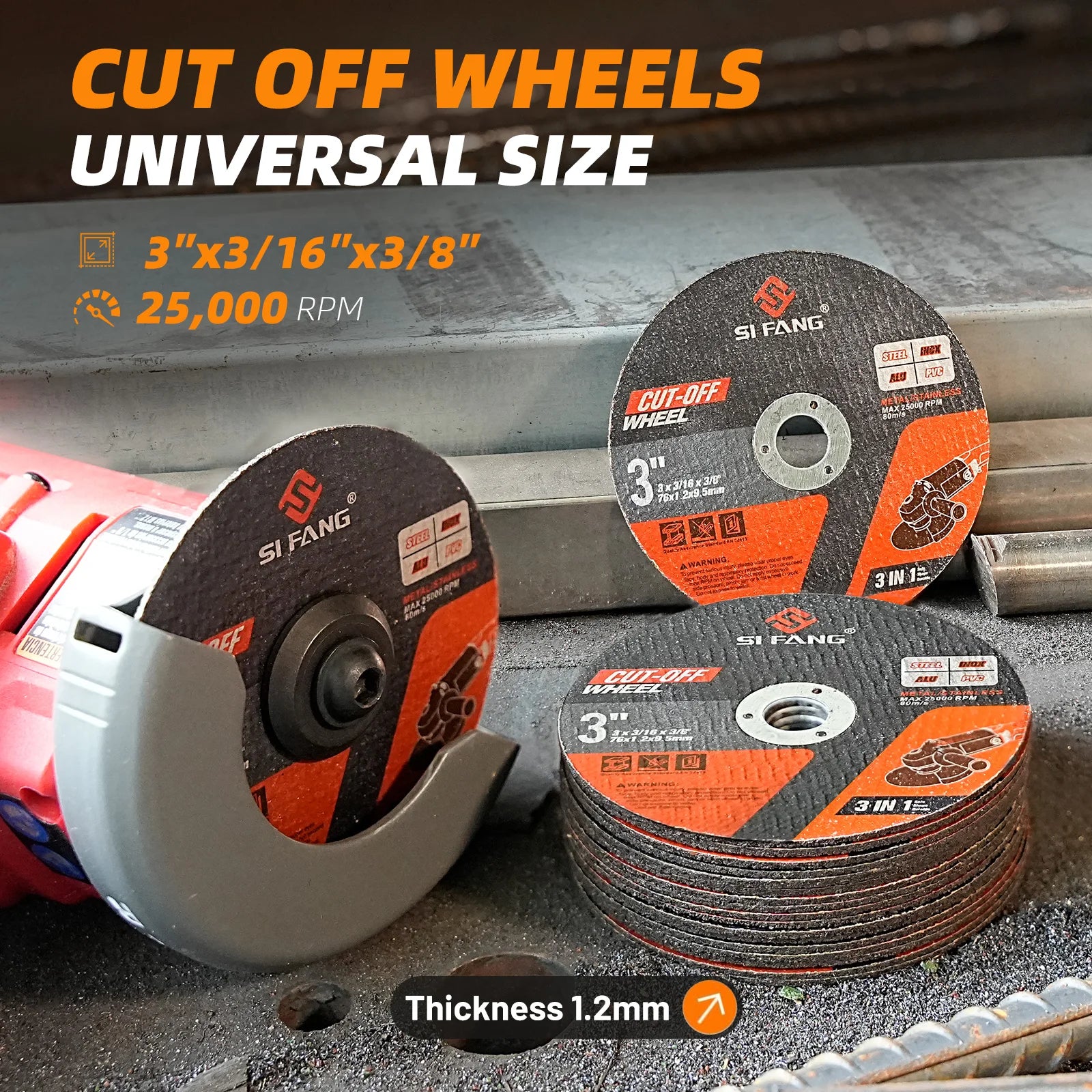 3-50Pcs 75mm Resin Cutting Disc Cut Off Wheel Angle Grinder Disc Slice Fiber Reinforced for Metal Stainless Steel