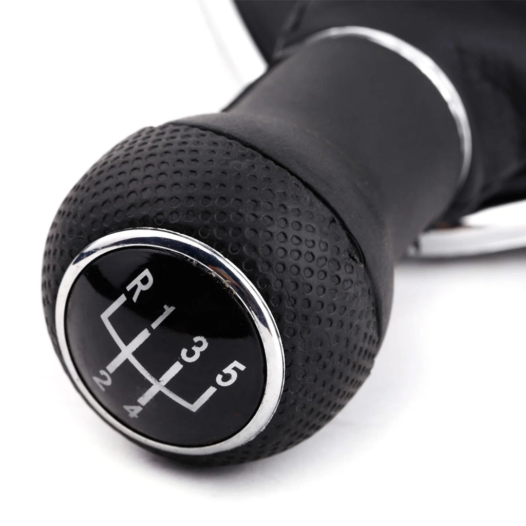 New 5 Speed Gear Shift Knob Gaitor Boot for VW Golf Bora Jetta GTi MK4 1999 2000 2001 2002 2003 2004 Knob Boot PU Leather