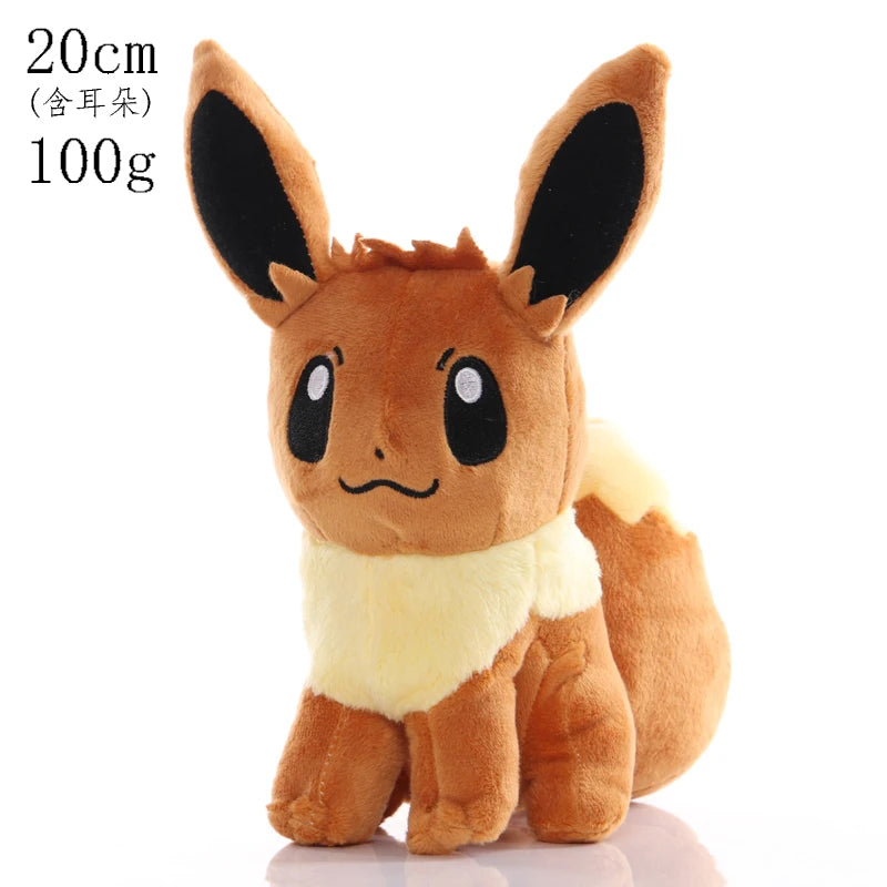 New Pokemon Snivy Abra Treecko Plush Kawaii Eevee Charizard Pikachu Genger Jirachi Blastoise Doll Aerodactyl Wholesale Gifts