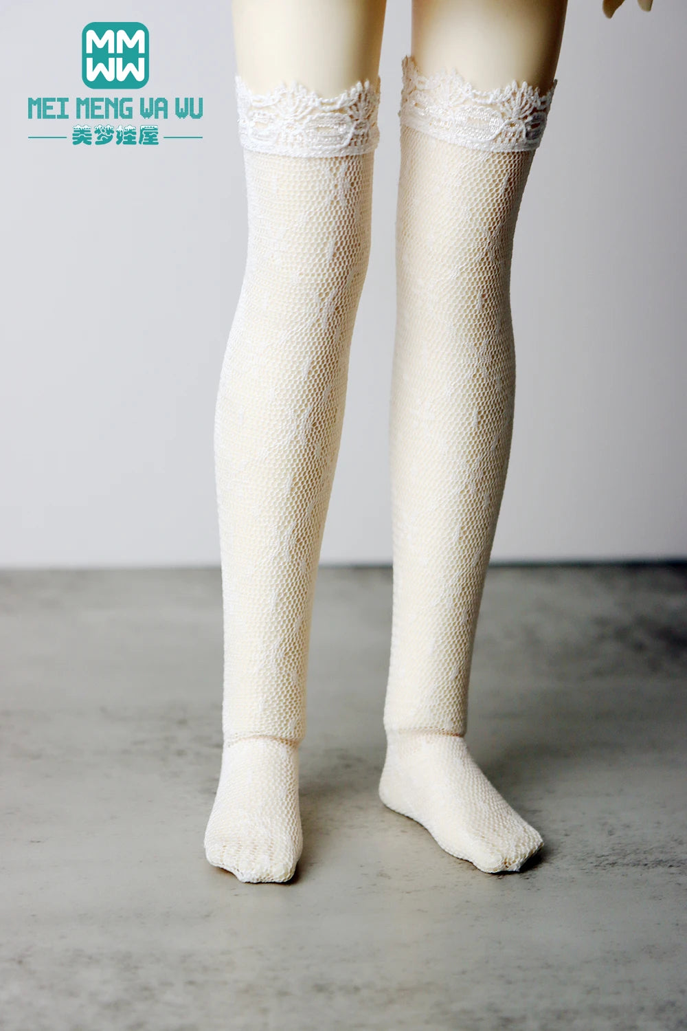 BJD Accessories for 1/3 BJD SD DD Doll Fashion Striped Socks, Reticulated Stockings, Lace Stockings