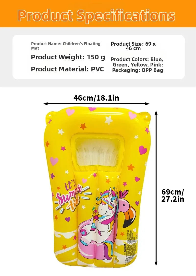 Kids Inflatable Pool Float Cartoon Swimming Ring Summer Beach Water Play Toys for Baby Children