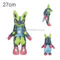 16-31cm Pokemon Standing Lucario Shiny Plush Doll Cute Mega Riolu Animal Stuffed Quality Peluche Toy Children Halloween Gifts