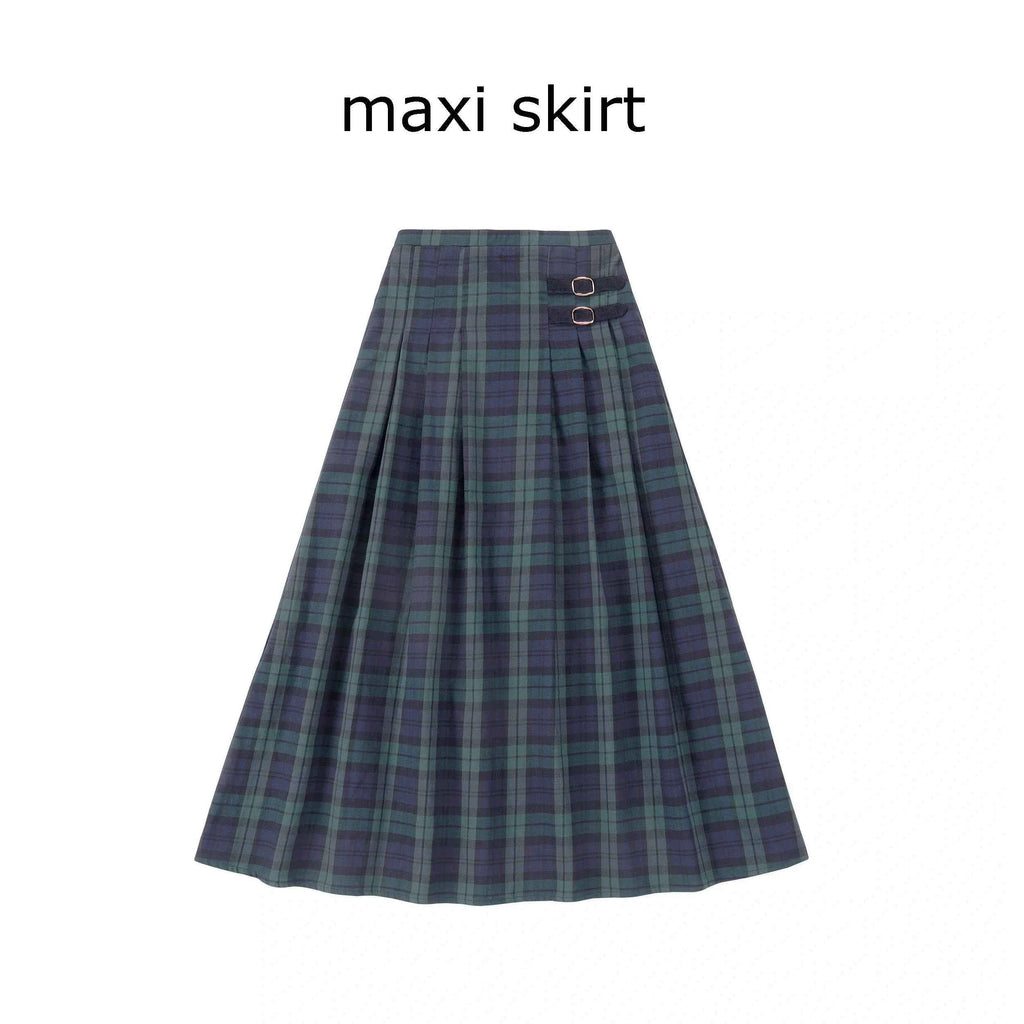 AS Navy Collection AW25 Girls Plaid Dress Two Color Patchwork Sweater Baby Romper Boys Blazer Pants Family Matching Clothing