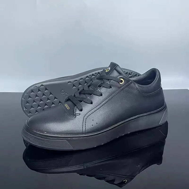 Skateboard Mens Shoes Genuine Leather Sneakers Casual Fashion Outdoor Running Sports Hiking Designer Luxury Mens Shoes