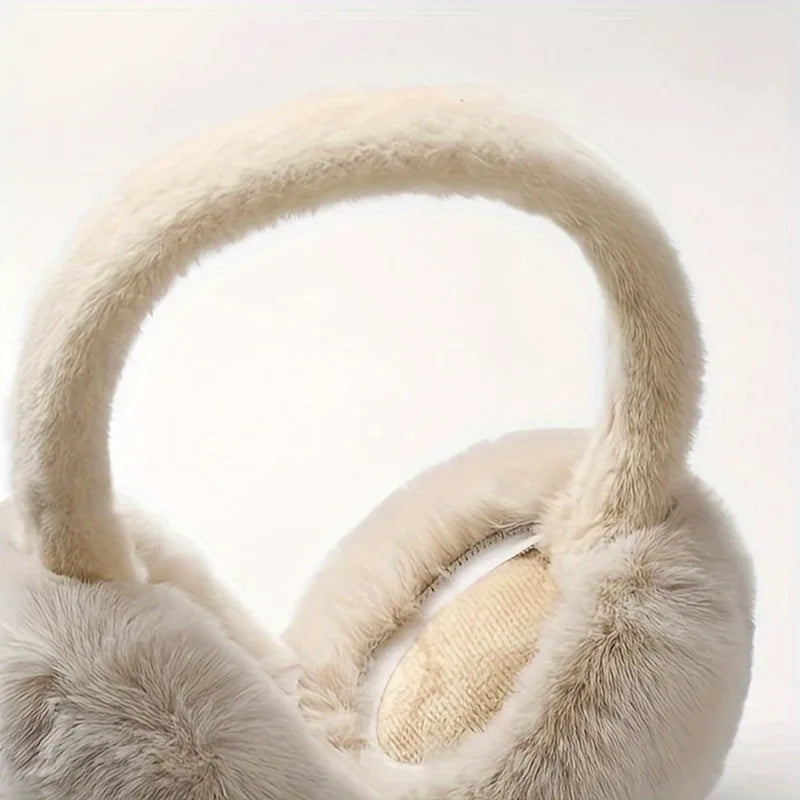 Foldable and Adjustable Women's Winter Ear Muffs Fashion Ear Cover for winter Outdoor Cold Protection Ear-Muffs Folding Earflap