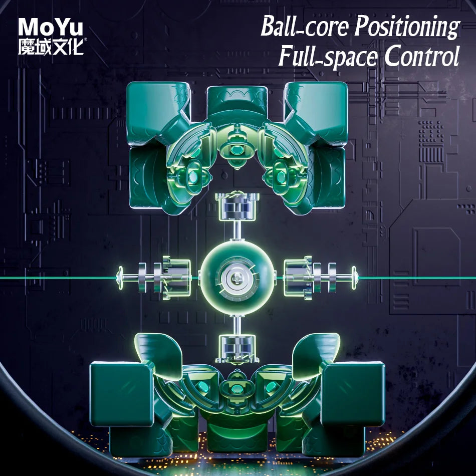 Moyu Weilong WRM V9 20-Magnet Ball Core Magic Speed Cube Fidget Toys Moyu Weilong WRMV9 Maglev Cubo Magico Puzzle Gift Toy
