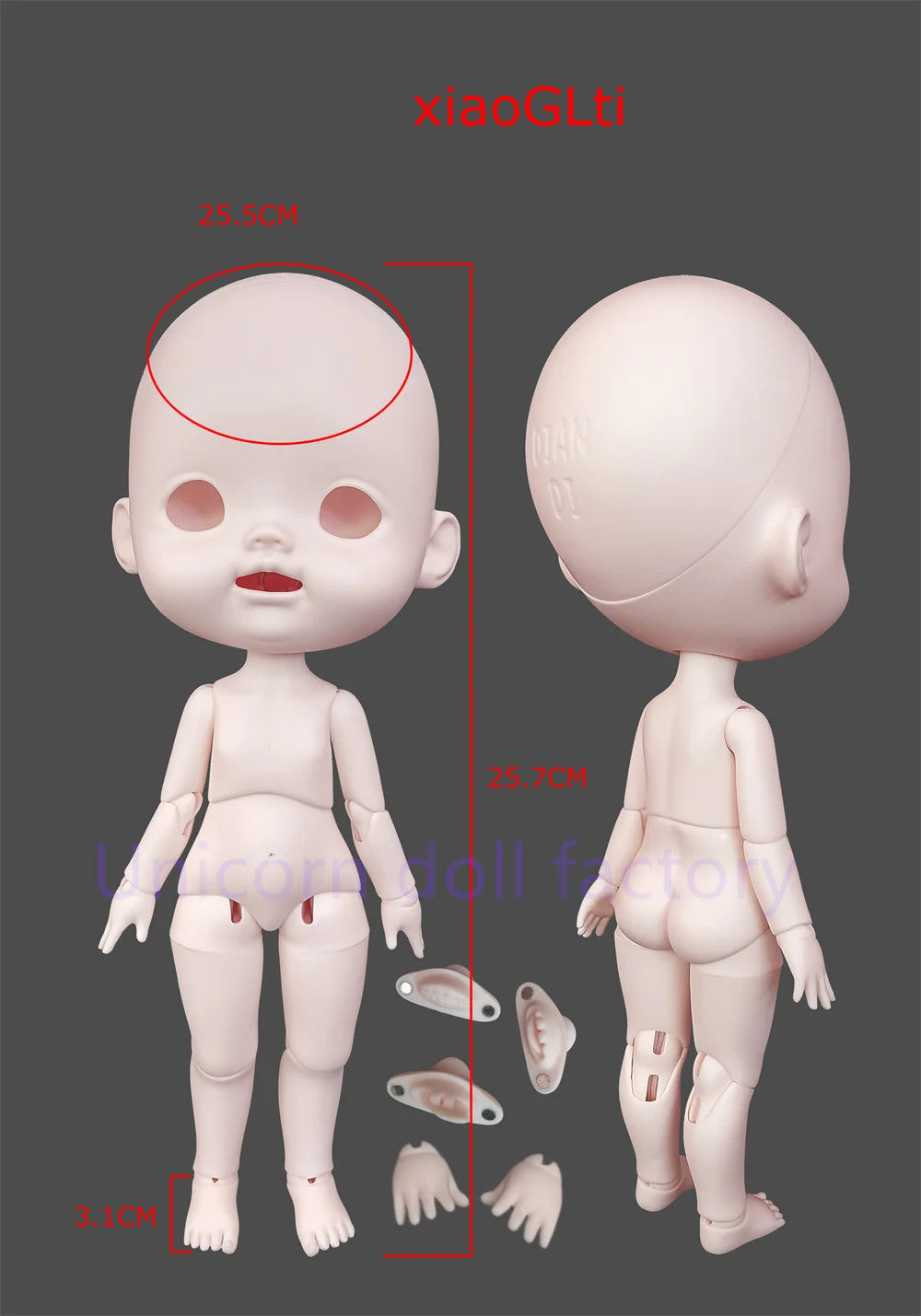 BJD Doll1/6 diandi Resin Doll Art Model High Quality Toy DIY Makeup Multiple combinations can be freely matched