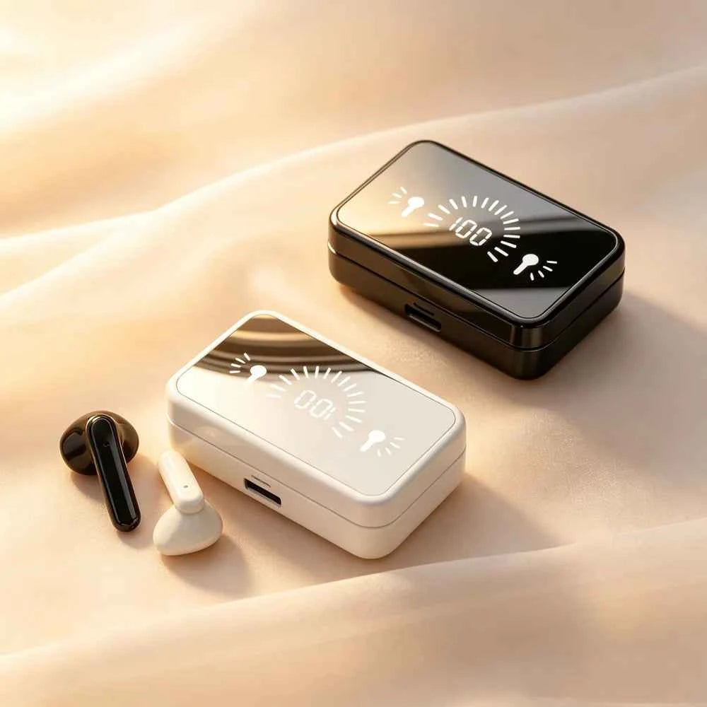 Wireless Bluetooth Earbuds With Noise Cancelling & Mic