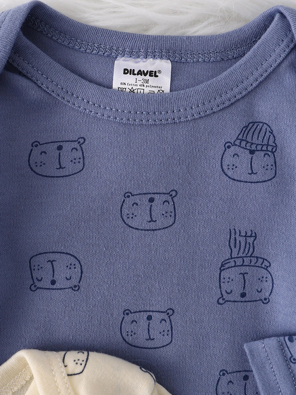 Baby boy onesie 3PCS New style baby boy clothes Spring/Autumn long-sleeved onesie Cotton fabric Suitable for 0-9months