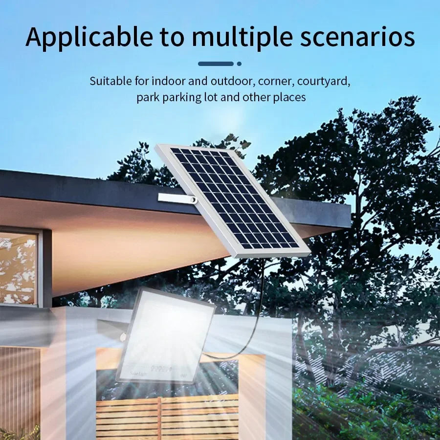 LED Solar Garden Lights Outdoor Waterproof IP67 Reflector Spotlight Emergency Wall Lighting for Garden Buildings