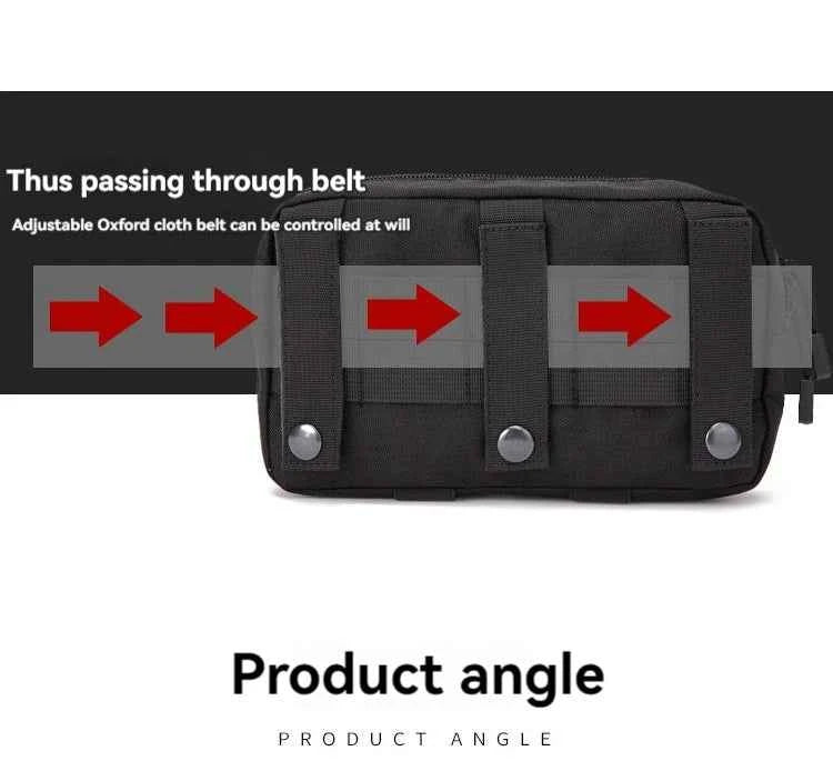 EDC Molle Tactical Pouch Waist Pack Compact Utility Pouches Waist Belt Bag Medical Bags Phone Case Hunting Accessories