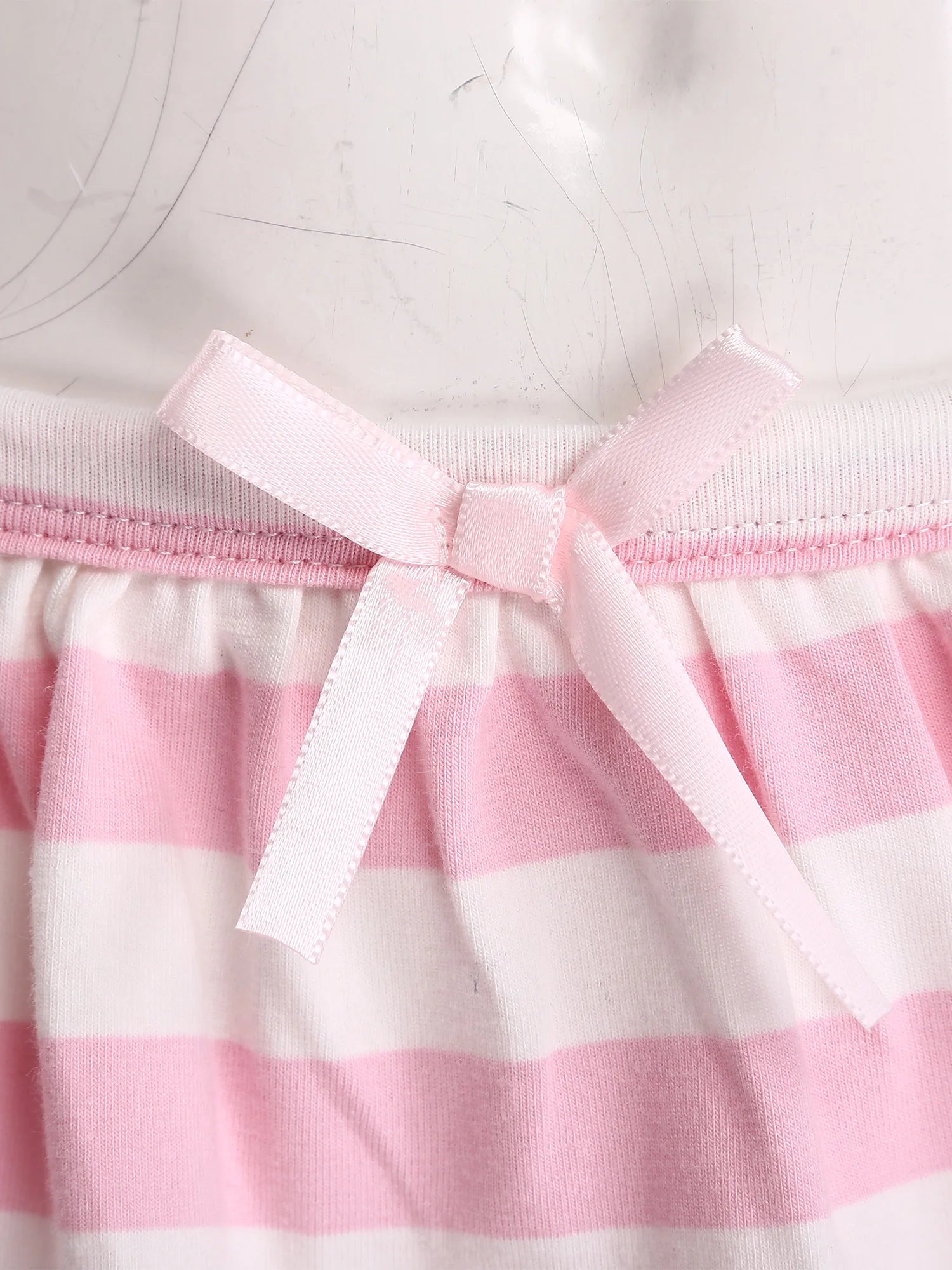 Women Anime-style Built-in Briefs Miniskirt with Garters Belt Culottes Cute Tiered Striped Hem with Lace Trim Bow Shorts Skirt
