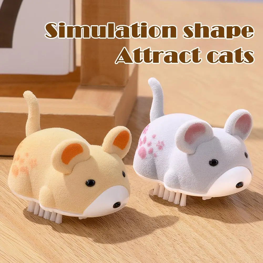 Interactive Cat Toys for Indoor Cats Cat Mouse Toy Electric Vibration Mouse Automatic Moving Kitten Toys Home