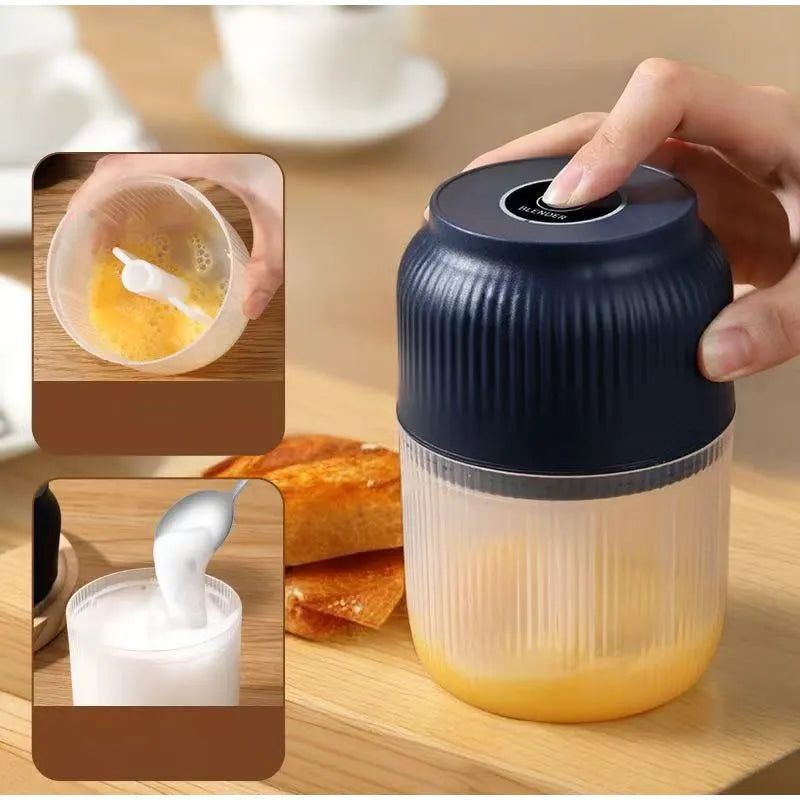 New Electric Garlic Puree Blender Kitchen Mini Food Chopper Meat Grinder With 6 Stainless Steel Blades Small Vegetable Chopper