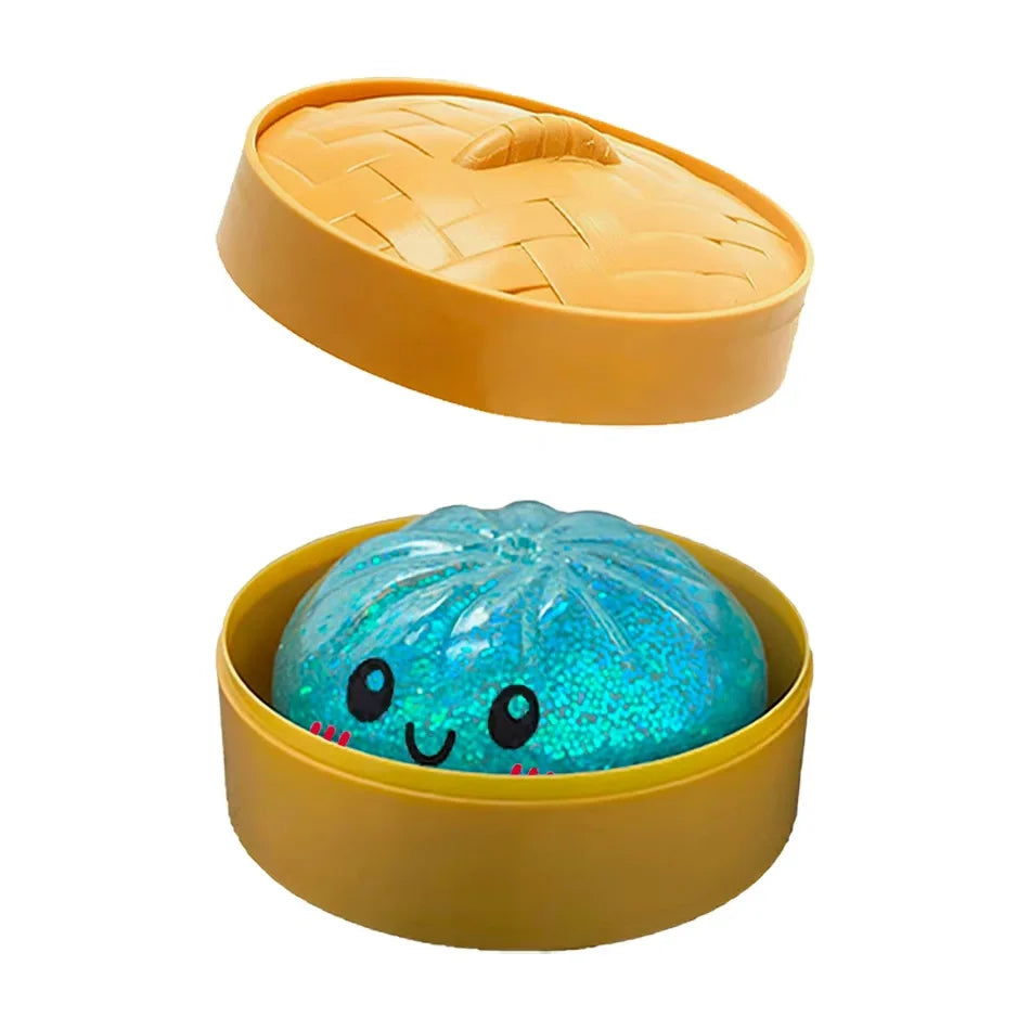 Dumpling Squishy Mysteries Dumplings Stress Relief Fidget Toys Home Office Desk Accessories Party Gift Mystery Dumpling Squishy