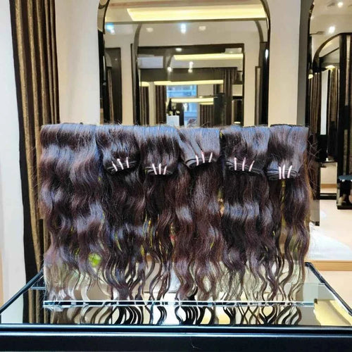 12A Raw Unprocessed Virgin Indian raw Hair, Loose wavy Weave 100% Remy Human Hair Genius weft, Cuticle Aligned Raw Virgin Hair