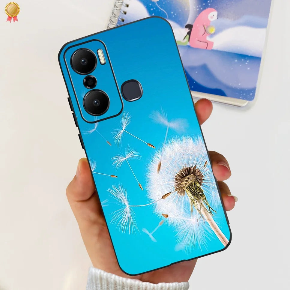 For Infinix Hot 20 Play 20i 4G Case Cute Astronaut Clear TPU Silicone Bumper Cover For Infinix Hot 20 Play 20i Phone Case Funda