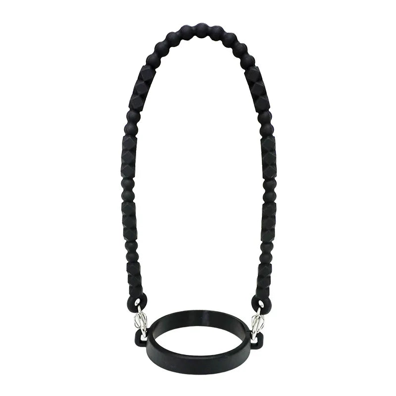 Water Bottle Handle - Soft Silicone Holder, Sling, Lanyard Fits Most 8-40oz Bottles