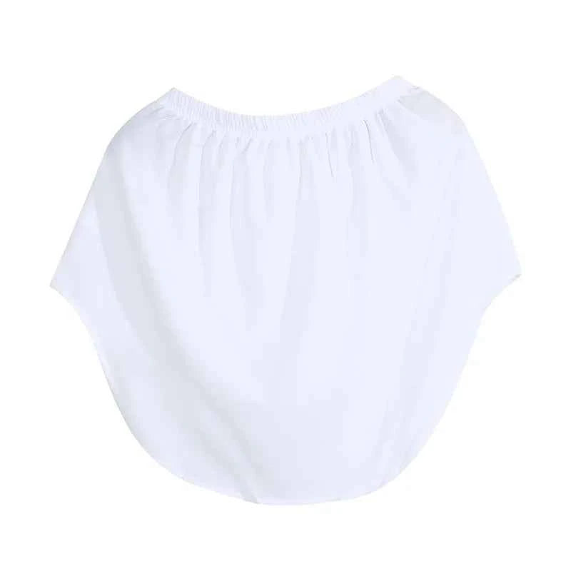 Black Skirt Spring Shirt Skirt Women Fake Hem Sweater Casual Korean Style Bottom Skirt  Sweater Bottom Fake Shirt Buttock Skirt