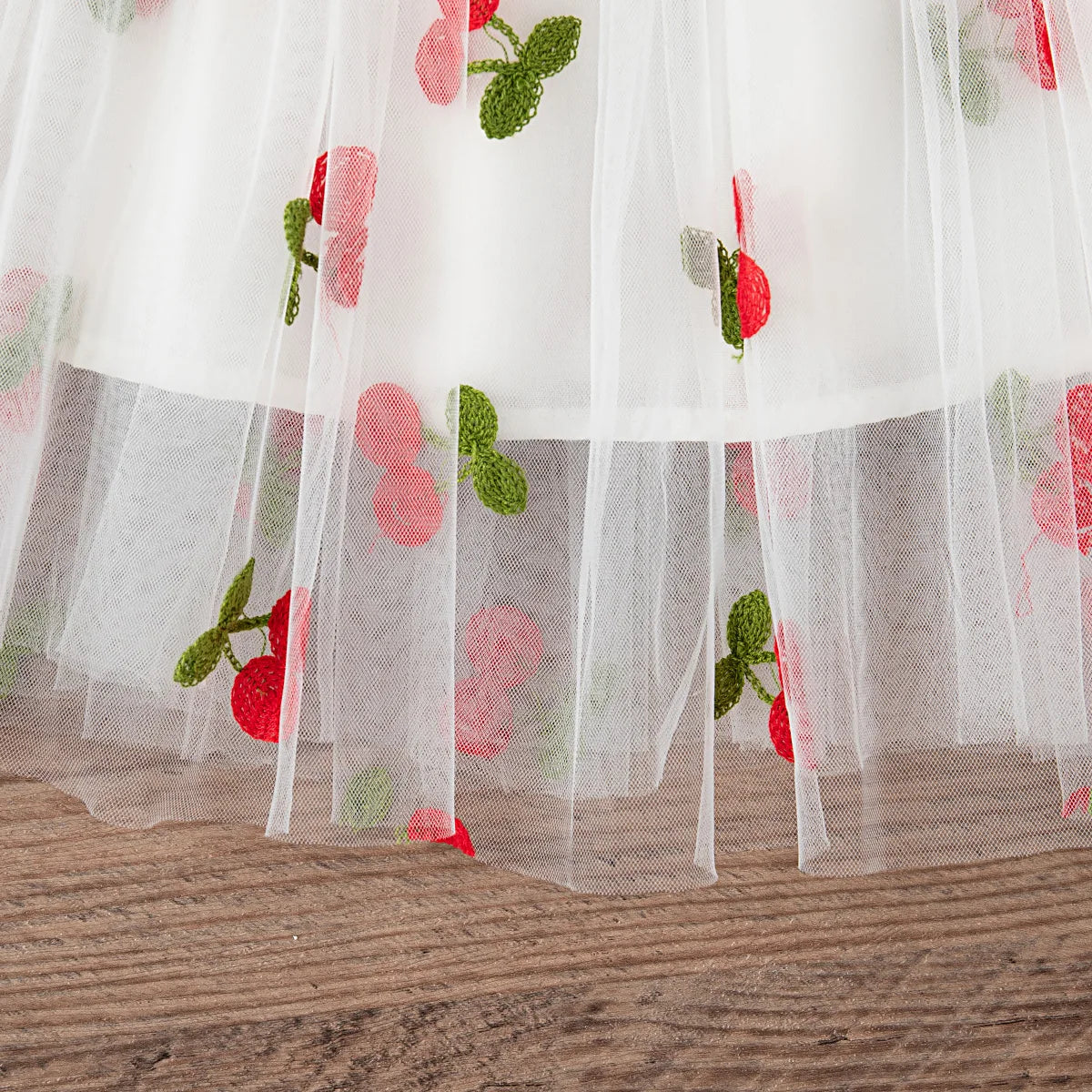 Girls' Dress Summer Floral Mesh Baby Girls Dress Adorable Wedding Flower Girl Dress Baby Girl Clothe