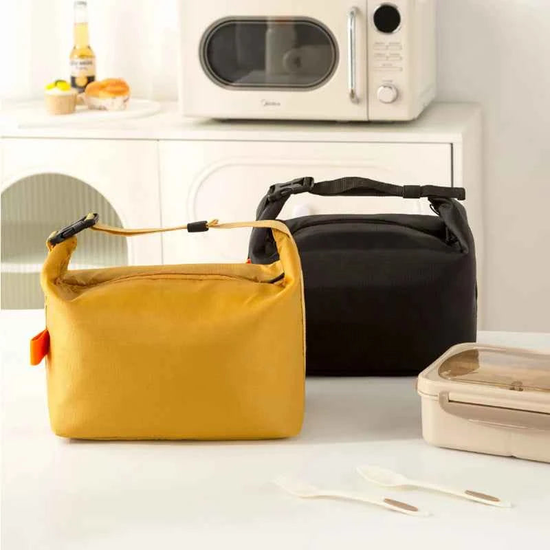 1pcs Lunch Pack Insulated Bento Bag Aluminium Foil Lunchbox Ice Bag Portable Dinner Picnic Food Storage Handbag