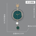 Corner Modern Wall Clocks Aesthetic Bedroom Luxury Kitchen Wall Clocks Nautical Nordic Horloges Murales Home Decor Items