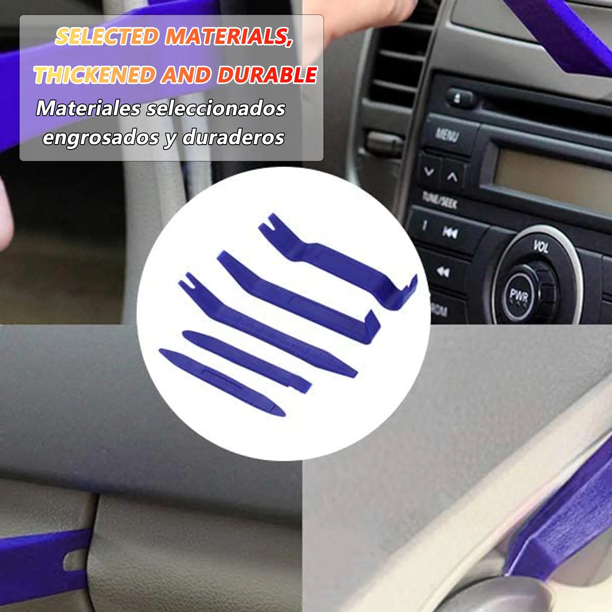 iLMH Auto Dismantle Tools Kit Plastic Kit Car Door Clip Panel Trim Radio Dash Audio Removal Installer Pry Kit Conversion Repair