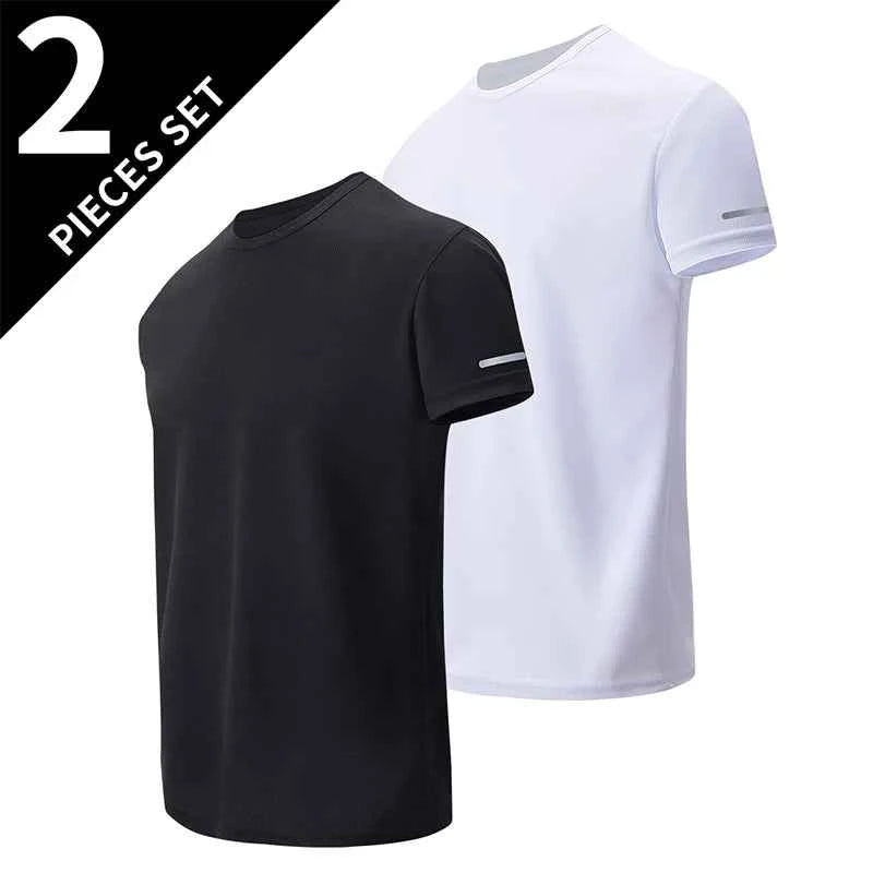2/4/6-Piece Men's Short Sleeved Solid Color Basic Four Season Youth Fashion Plus Size Comfortable Casual Sports T-shirt Trendy