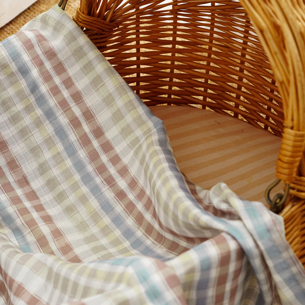 Elinfant 100% Cotton 120*110cm 2 Layers Newborn Baby Bath Towel Wrap Muslin Swaddle Blankets Wholesale Dropshipping
