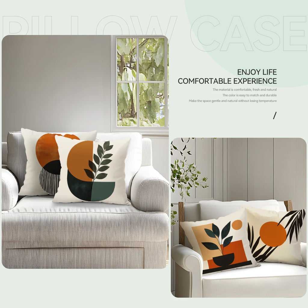 Geometric Abstraction Cushion Covers Pillowcase Home Decor Bedroom Sofa Cushion Cover Living Room Car Home Decor