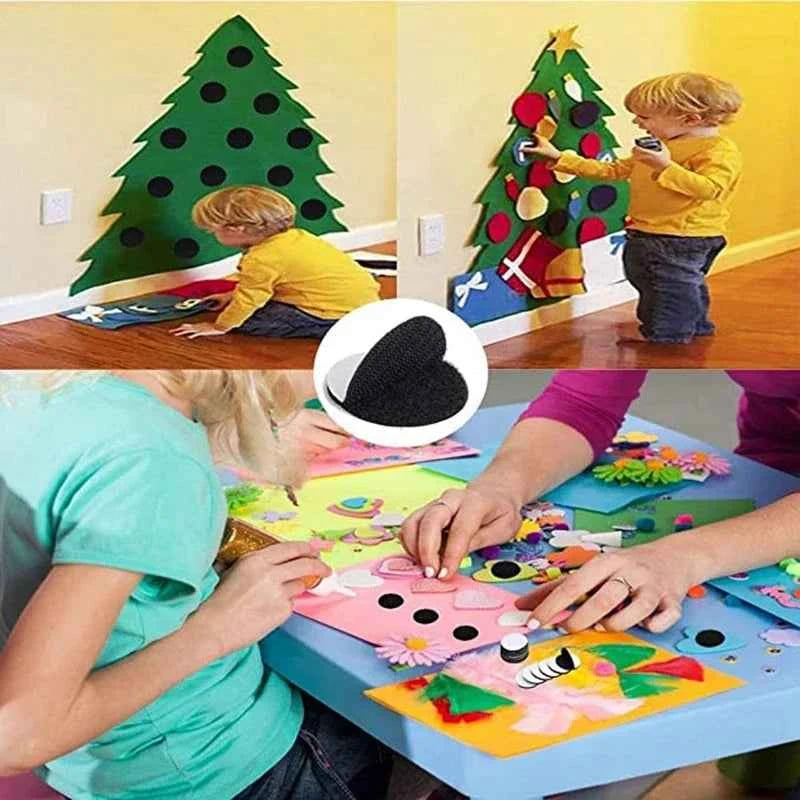10 Pairs of Strong Anti-curling Carpet Tape Non-slip Stickers Carpet Gripper Self-adhesive Double-sided Stickers