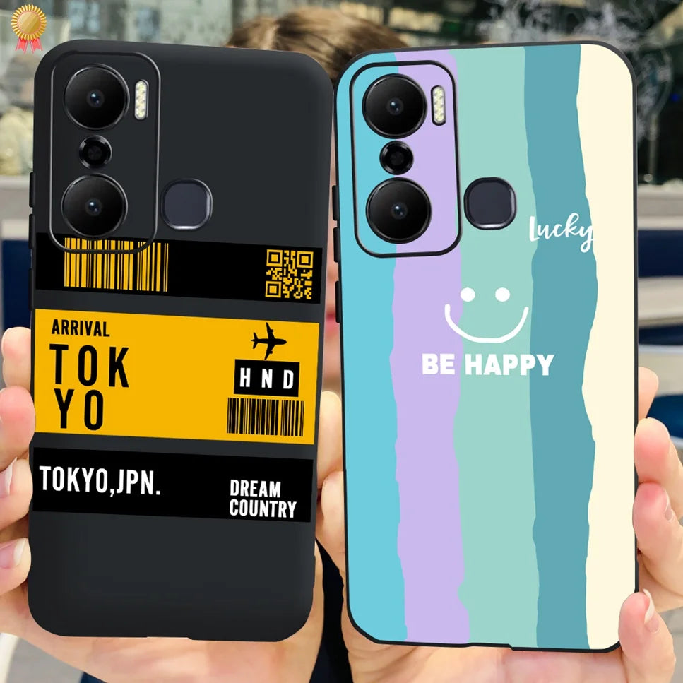 For Infinix Hot 20 Play 20i 4G Case Cute Astronaut Clear TPU Silicone Bumper Cover For Infinix Hot 20 Play 20i Phone Case Funda