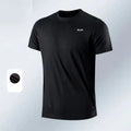 Summer Men Casual t-Shirt Short Sleeve White Tee Shirts Soild o-Neck Tops t Shirt Quick Dry Gym Running t-Shirts Male clothes
