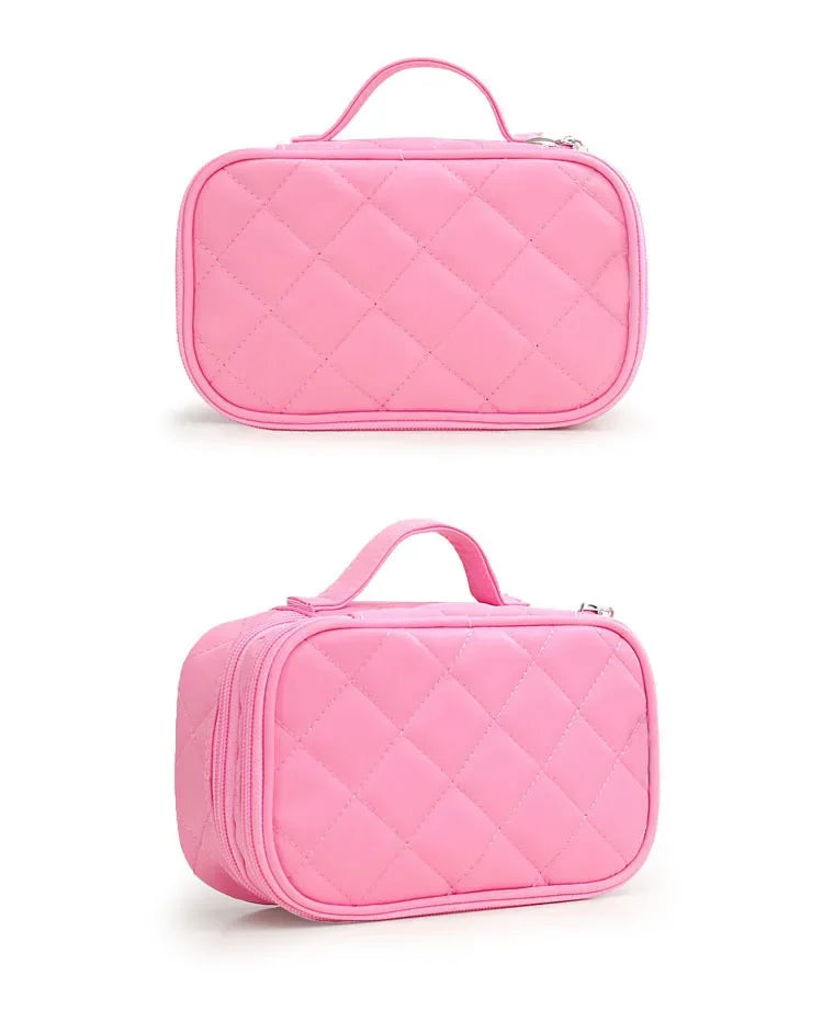 Women's cosmetic bag Double layer Waterproof makeup bag travel essentials organizer large capacity Multifunction toiletry bag