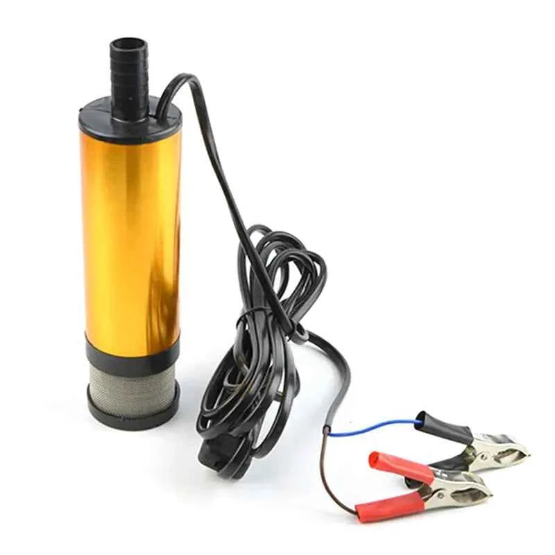 51MM 38MM Car Electric Oil Pump 12V 24V For Pumping Diesel Oil Water Submersible Aluminum Alloy Shell Fuel Transfer Pump
